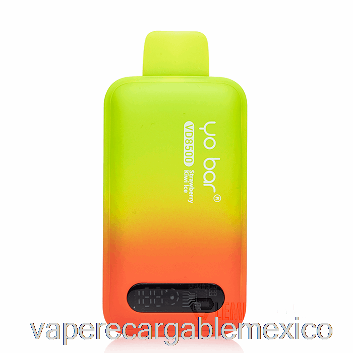 Vape Recargable Yo Bar Vd8500 Desechable Fresa Kiwi Hielo